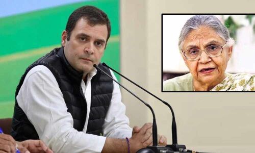 Sheila Dikshit was a beloved daughter of Congress: Rahul Gandhi
