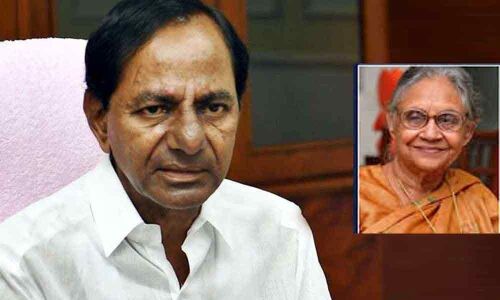 KCR condoles demise of Sheila Dikshit