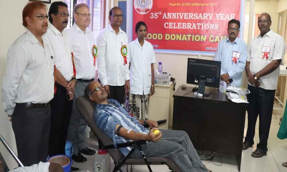 Blood donation camp held