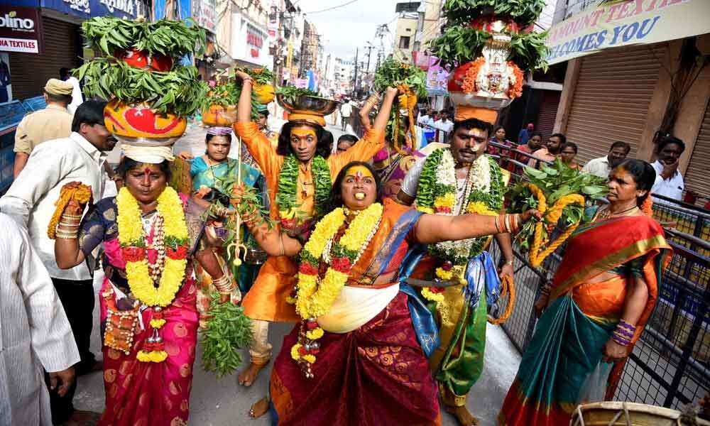 Bonalu fete off to a colourful start