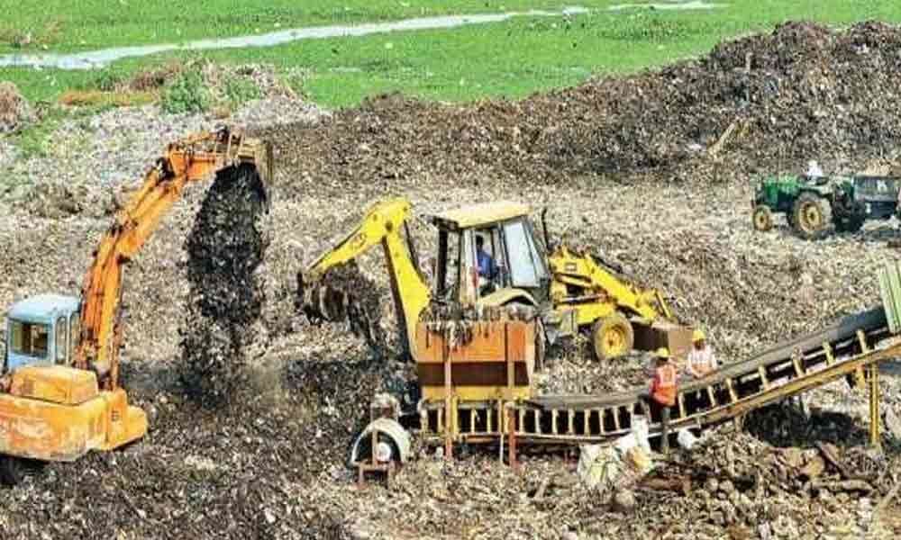 Bio-mining technique to overcome space crunch for garbage dump in Mahbubnagar