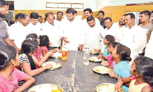 Rohit Reddy inspects SC welfare school