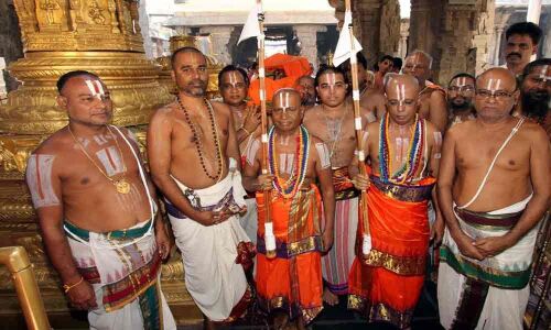Pontiffs launch Chaturmasa Deeksha in Tirumala