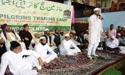 12th Haj training camp held