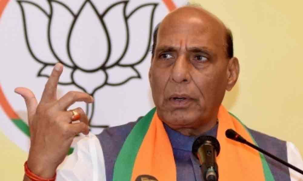 Pakistan at risk of getting dismantled for rights breach: Rajnath Singh
