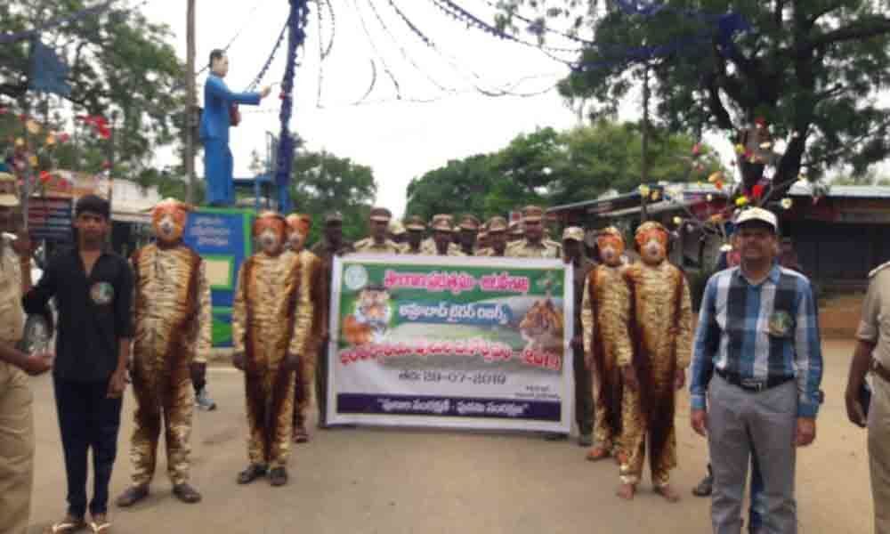 Forest officials stress need for protection of tigers in Nagarkurnool
