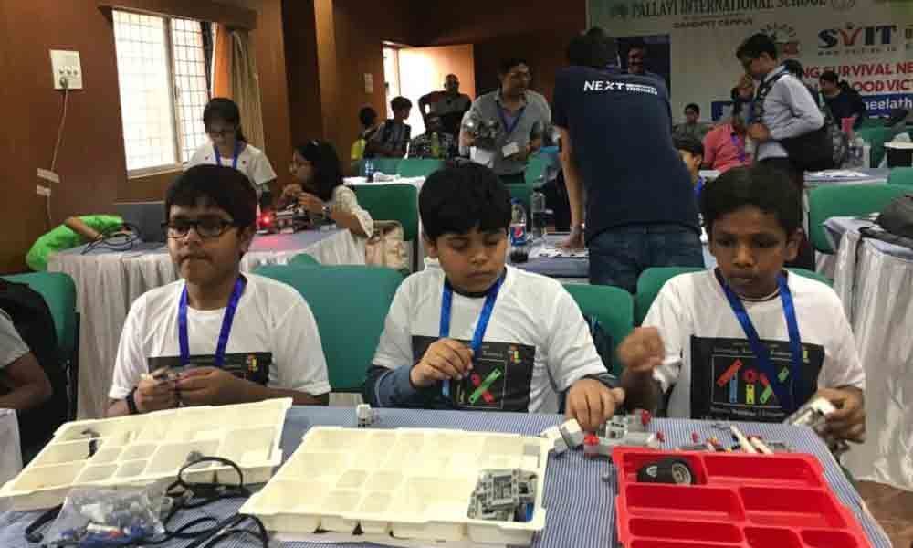 World Robot Olympiad event at Pallavi International School