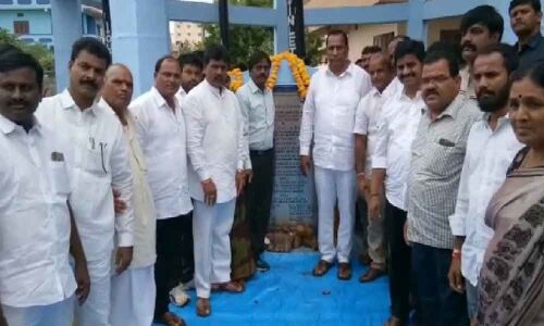 Malla Reddy inaugurates 8 drinking water reservoirs