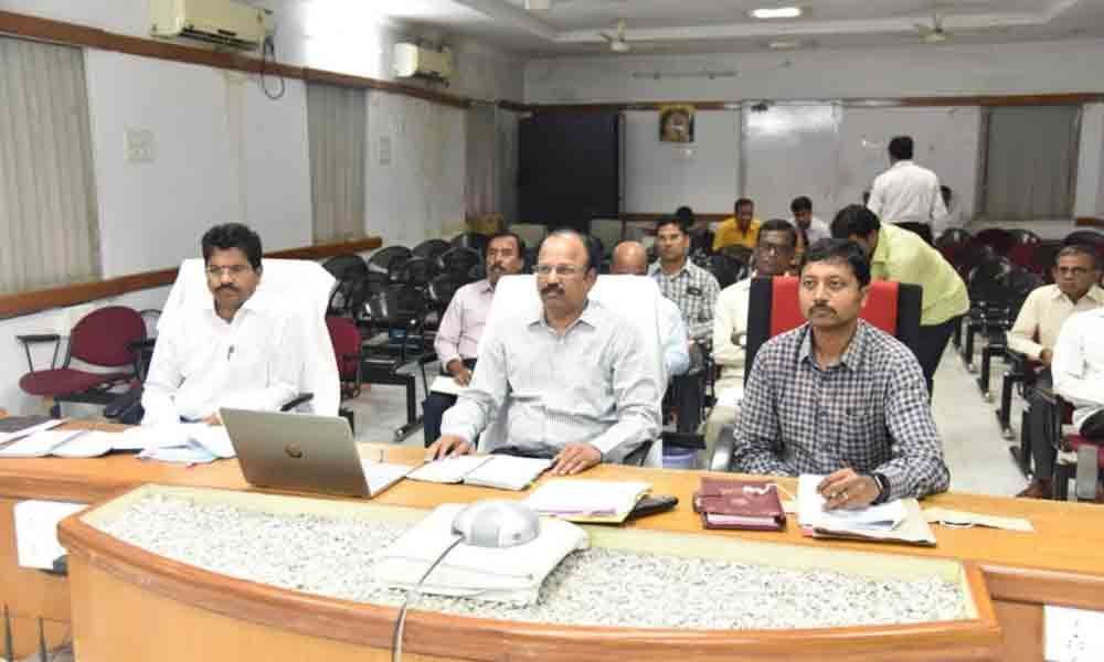 Collector attends Chief Secretarys video conference in Nizamabad