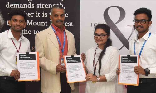 Deloitte pre-placement offer to GITAM students