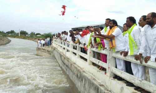 Mahbubnagar: Water released into Koilsagar