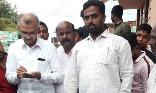 MLC Fareeduddin inspects roads