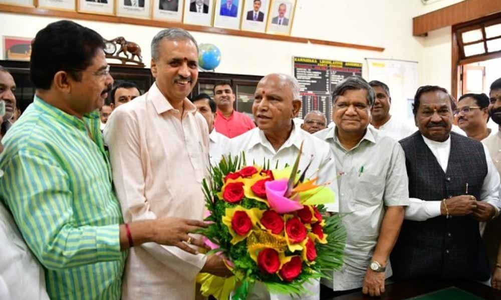 BJP MLA Vishweshwar Hegde Kageri elected as Karnataka Legislative Assembly Speaker