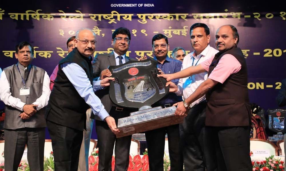 SCR bags four all india performance efficiency shield at 64th railway week awards