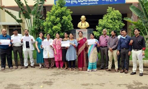 King Koti hospital doctors hold protest