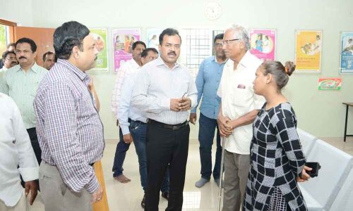 Dana Kishore inspects basti dawakhanas