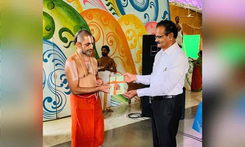 Vishnu Devalaya Charitra book launched