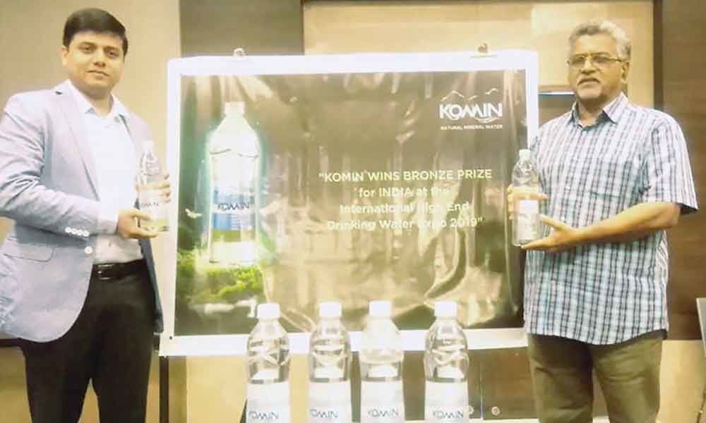 Komin wins bronze prize in water taste
