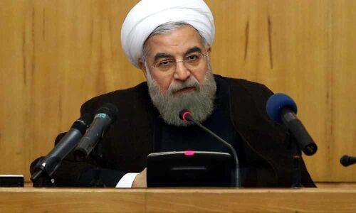 Iran president says Zarif sanctions show US afraid of top diplomat