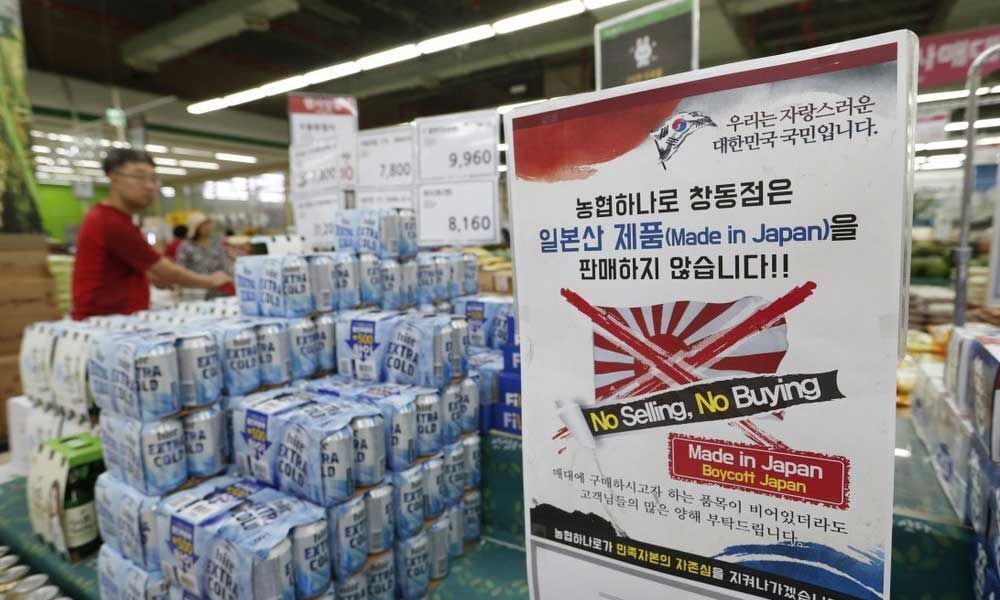 S. Koreans shun Japanese beer, travel, cars as dispute grows