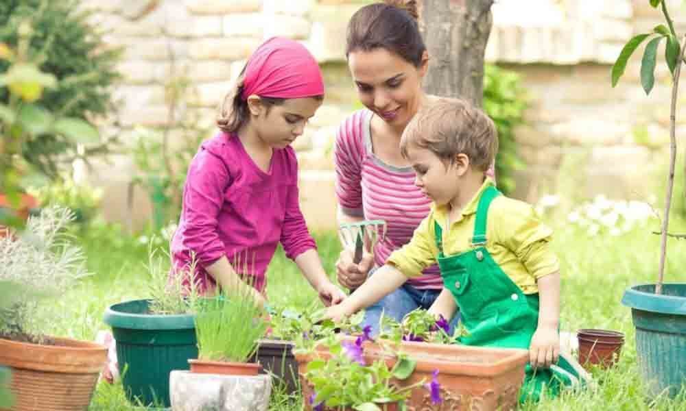 Gardening improves childrens desire to learn: boosts their confidence