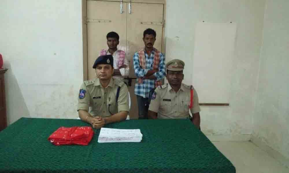 Two accused in murder of ex-MPTC Srinivas Rao held in Bhadrachalam