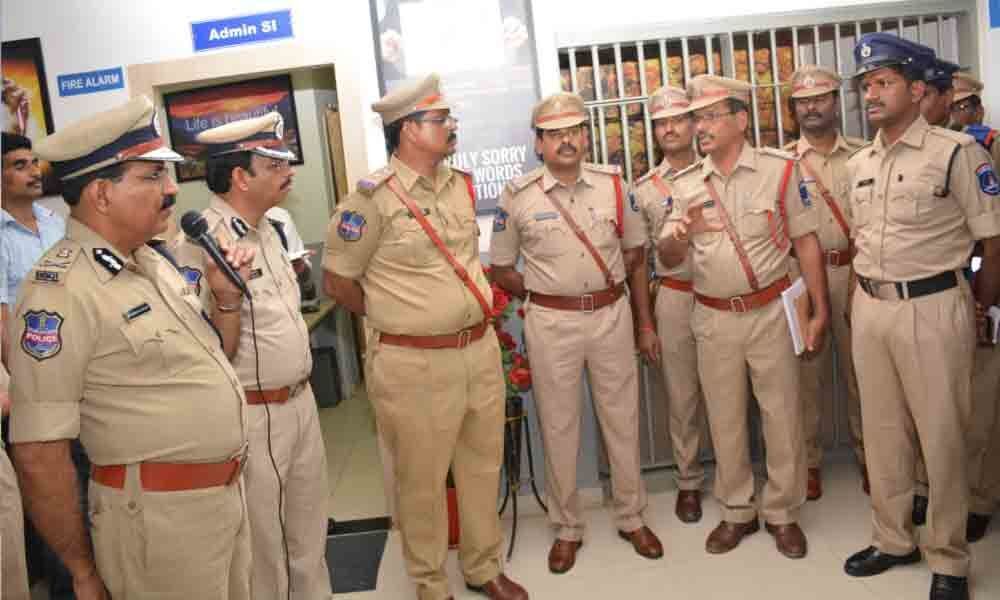Telangana DGP announces Rs 1 lakh reward to Raidurgam  police station in Cyberabad