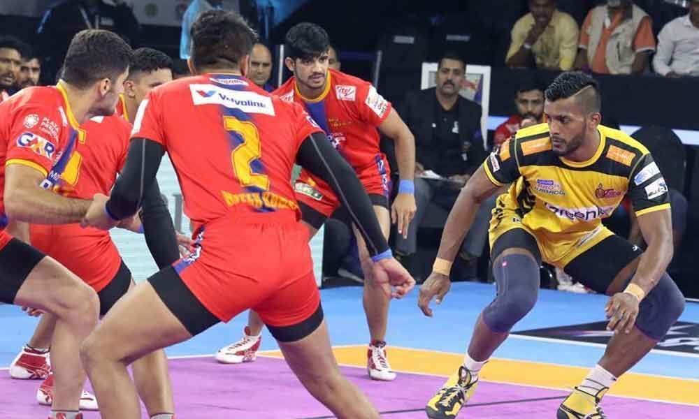 Telugu Titans, UP Yoddha settle for a tie