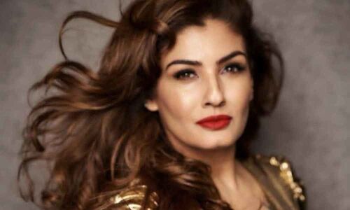 Raveena Tandon rescues a kitten