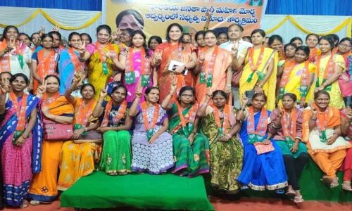 Membership drive by BJP Mahila Morcha