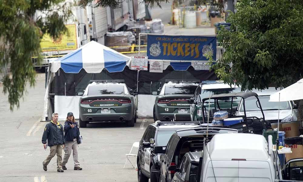 Suicide, not police, killed California festival gunman