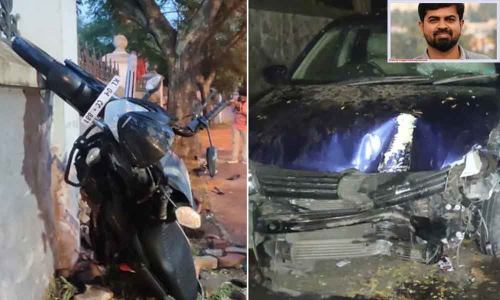 Kerala scribe run over by car driven by IAS officer