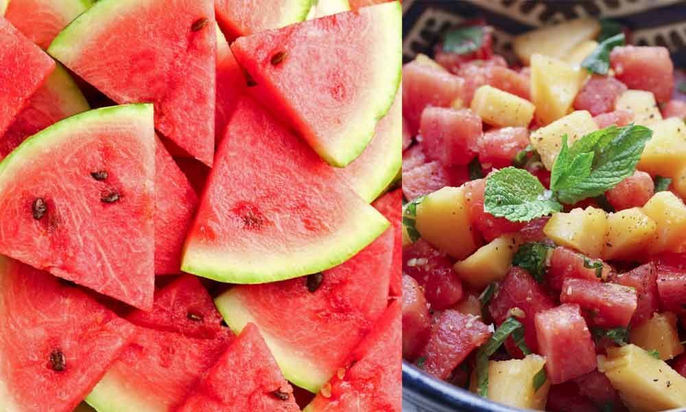 Celebrate National Watermelon Day with a unique Ginger -Lime Melon Salad