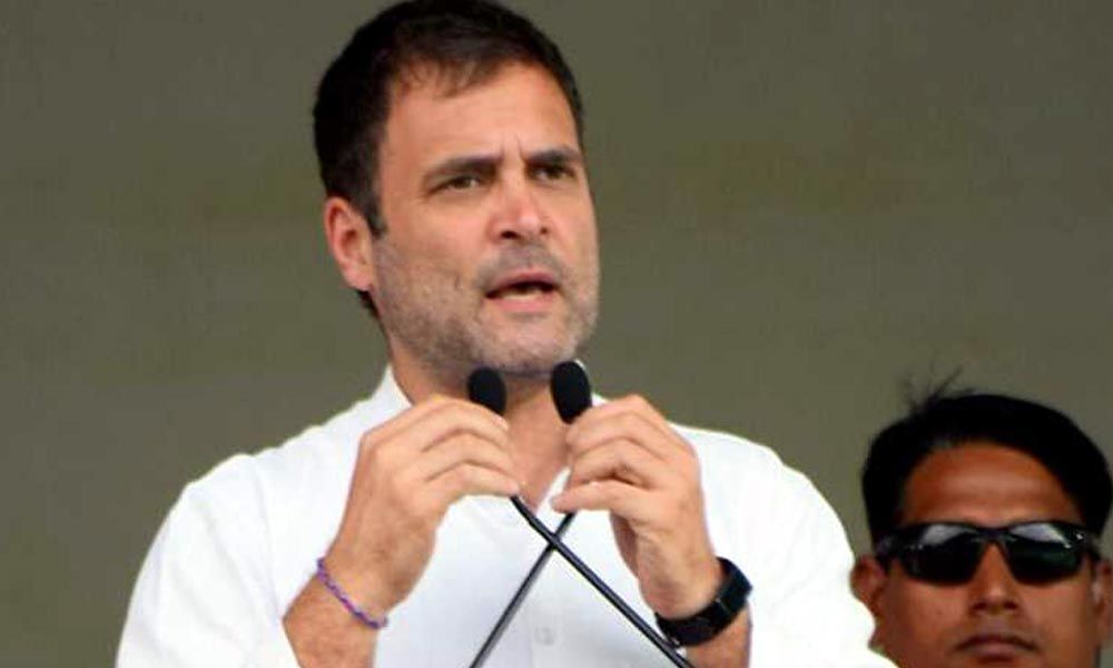 BJP Government cannot build anything: Rahul Gandhi