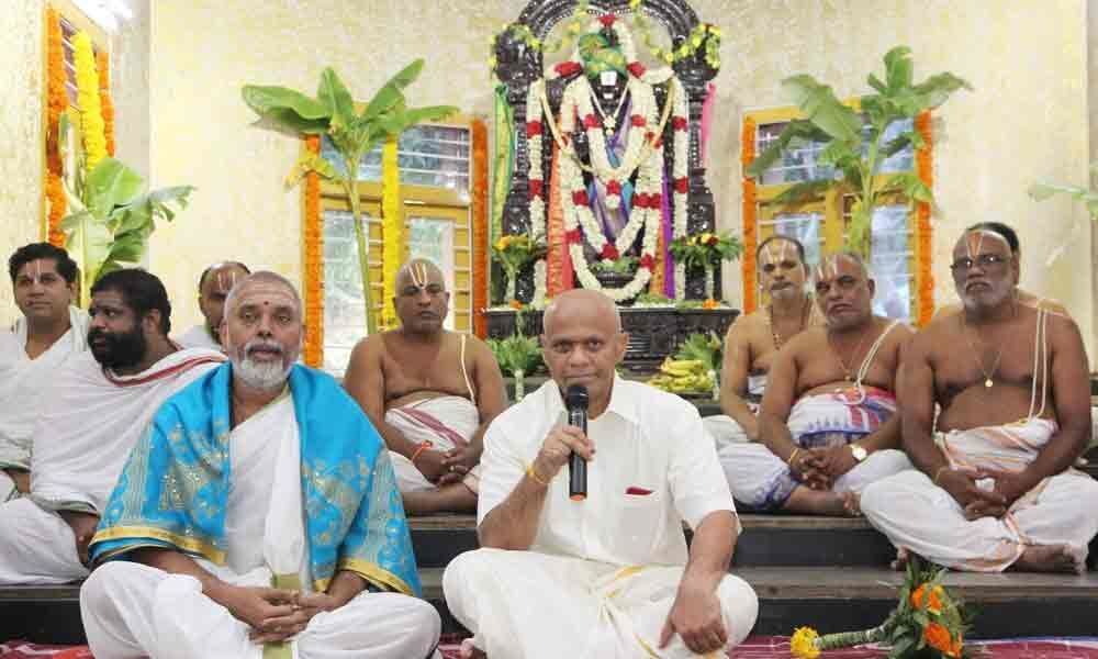 Impart Vedic knowledge to mankind, students told TTD SO AV Dharma Reddy