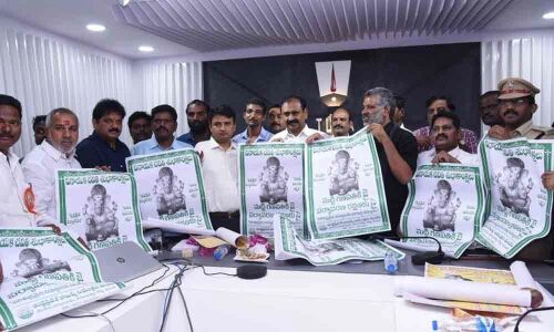 MLA reviews arrangements for Ganesh Chaturthi in Tirupati