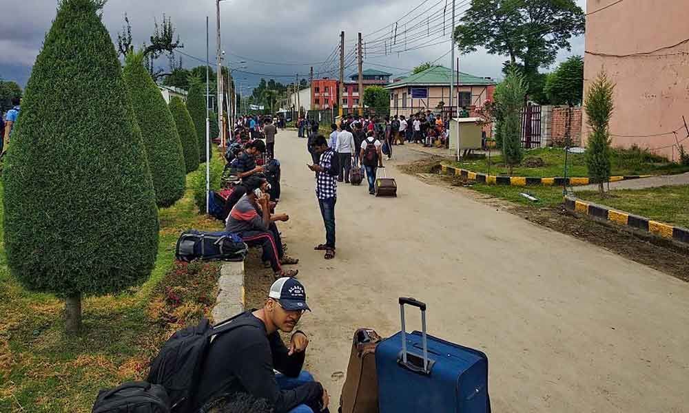 NIT students from TS returning home