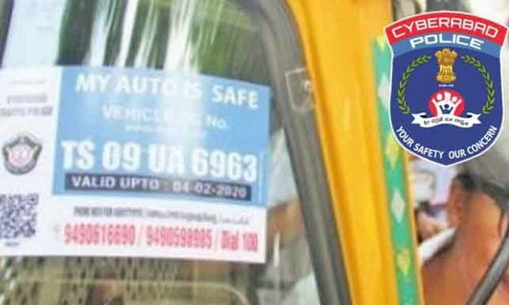 Cyberabad police to register autosunder my auto safe theme