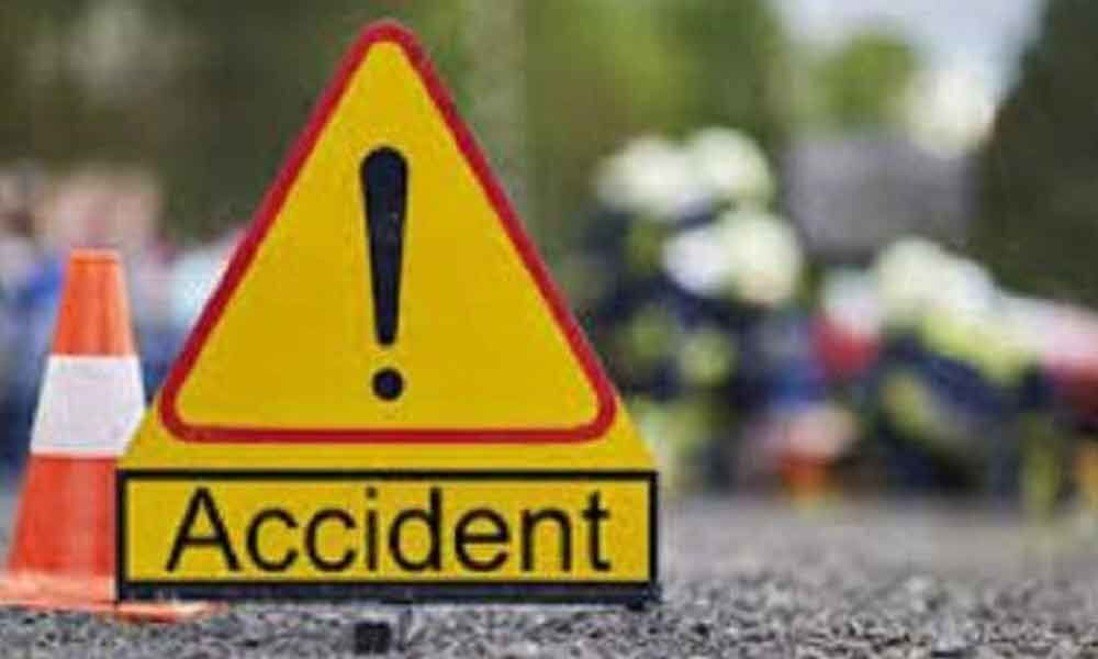 Twelve people killed in a road accident at Kothapalli village