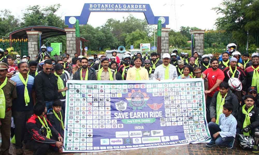 Safe Earth Bike Ride marks green drive