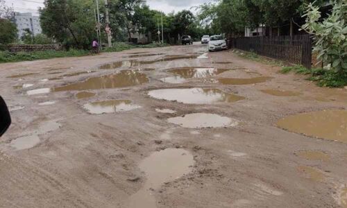 Locals sore over pathetic roads