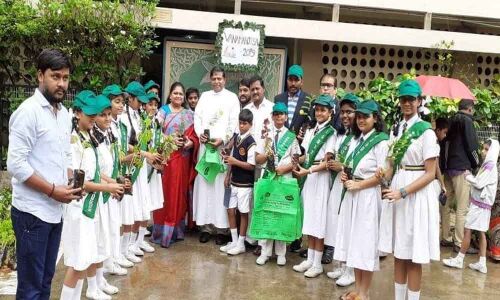 Little Flower School holds Haritha Haram