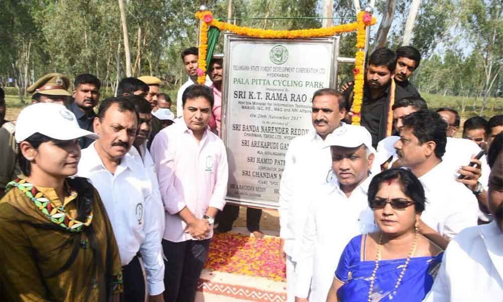 KTR asks citizens to visit urban forest parks in Hyderabad
