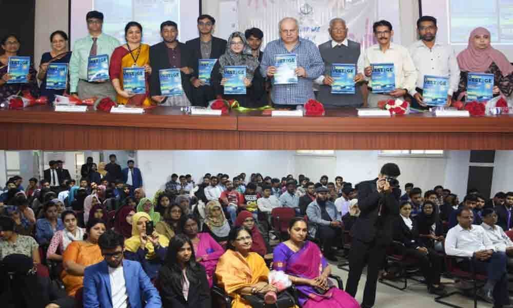 Literary magazine released at MJCET