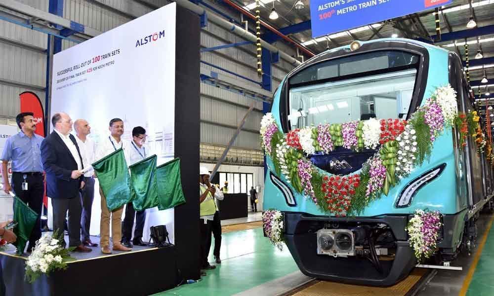 Alstom delivers 100th trainset to Kochi Metro
