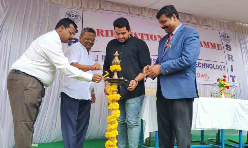 SRIT conducts orientation for first year students in Anantapur