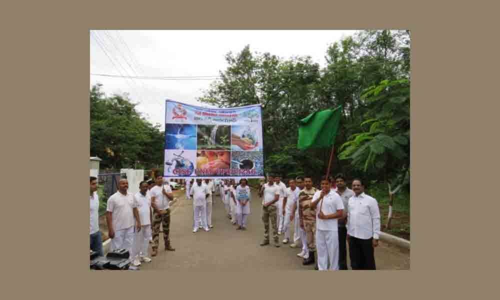 Rally to create awareness on increasing groundwater levels in Visakhapatnam