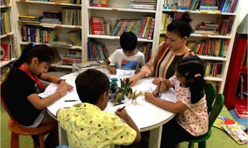 Bringing children back to books, the One Up way