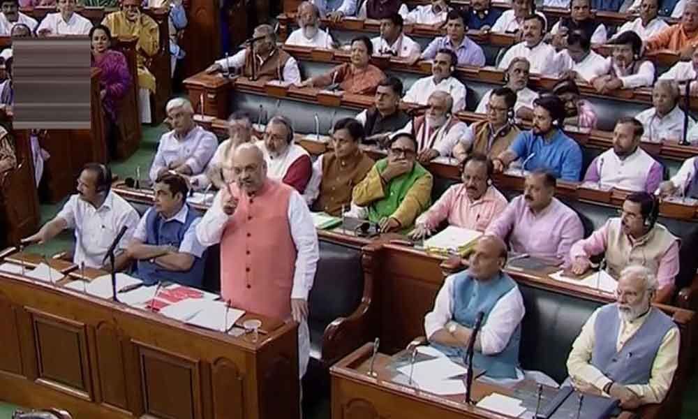 Kashmir Crisis: Lok Sabha passes bifurcation bill