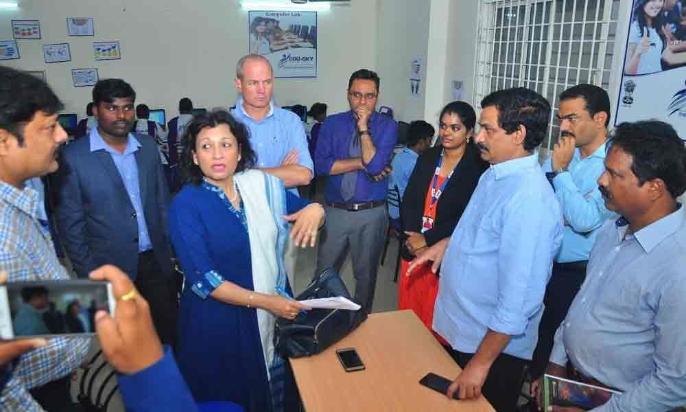 World Bank team visits skill development centre